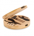 BARTLETT Set 15 ferramentas caixa bambu