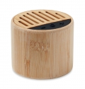 ROUND LUX Altifalante de bambu sem fio