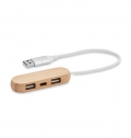 VINA C Hub USB 3 portas entrada dupla