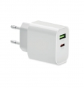 PORT Carregador USB 18W 2 portas UE