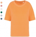 T-shirt eco-responsvel em malha turca de senhora
