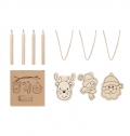 FUNCOOL Set de desenho figuras Natal