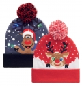 SHIMAS LIGHT Gorro de Natal em malha LED