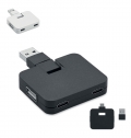 SQUARE-C Hub 4 portas USB 2.0