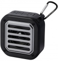 Coluna Bluetooth solar de 3 W IPX5 de plstico reciclado RCS com mosqueto 'Solo'