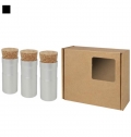Mistura de ervas para jardim de mesa, conjunto de trs 'Hey Pots'