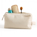 Dual Necessaire em canvas com duplo compartimento