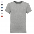 T-shirt decote redondo de criana