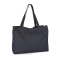 Grande saco de compras denim