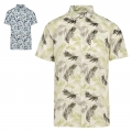 Camisa eco-responsvel com padro florido de homem