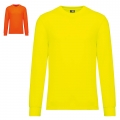 T-shirt eco-responsvel algodo/polister de manga comprida unissexo