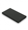 DENNING. Power bank 5'000 mAh slim em ao inoxidvel