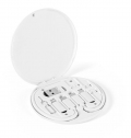 SYSTROM. Conjunto cabo e adaptadores de carregamento super rpido em ABS reciclado (100% rABS)