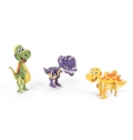 DINOSAURUS. Puzzle 3D em papel e EVA em formato de dinossauro