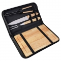Conjunto de churrasco em ao inoxidvel Kathleen