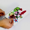 CARTELA A5 EM VINIL C/MEIO CORTE PERSONALIZVEL