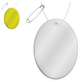 Acess�rio de pendurar de PVC refletor, oval e leve 'RFX�' 'H-16'