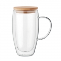 TEROL Caneca de parede dupla 450ml