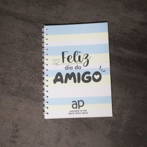 BLOCO A6 ESPIRAL CAPA PP MIOLO LISO PERSONALIZVEL