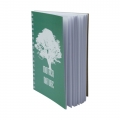 BLOCO A6 ESPIRAL EM PAPEL RECICLADO PERSONALIZ�VEL