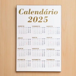 CALENDRIO A3 DE PAREDE COM ILH PERSONALIZVEL