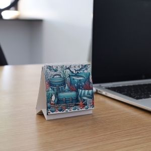 CALENDRIO DE MESA PEQUENO 13 FOLHAS PERSONALIZVEL