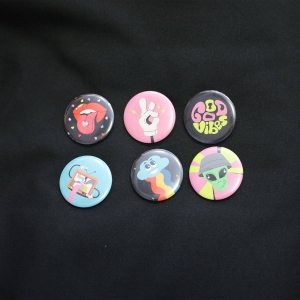 PACK 6 CRACHA 59 MM PERSONALIZ�VEL