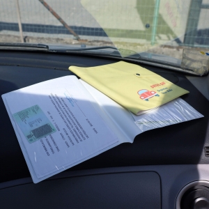 PORTA-DOCUMENTOS VIATURA C/MS 190X230MM PERSONALIZ�VEL