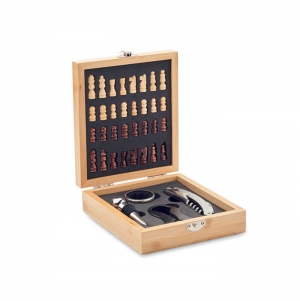 CHESSET Set de vinho  tabuleiro xadrez