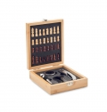 CHESSET Set de vinho  tabuleiro xadrez