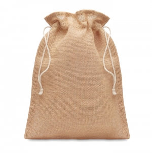 JUTE SMALL Saco  gift peq. juta 14x 22cm