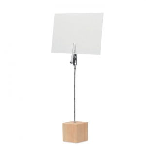 HELLO CLIP Porta-clipes de madeira de pinh