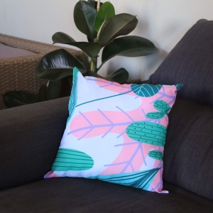 ALMOFADA GRANDE POLI�STER RPET C/ ENCHIMENTO IMP QUADRICROM.