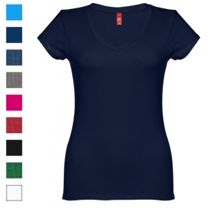 T-shirt de decote em �v� para senhora Athens Women