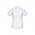 Camisa oxford de manga curta para senhora London Women