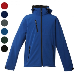 Softshell com capuz remov�vel para homem Zagreb