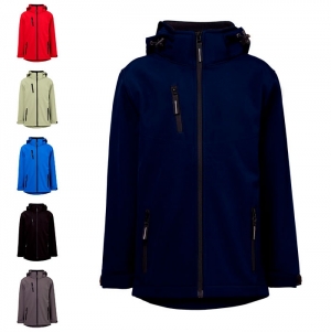 Softshell com capuz remov�vel para crian�a Zagreb Kids